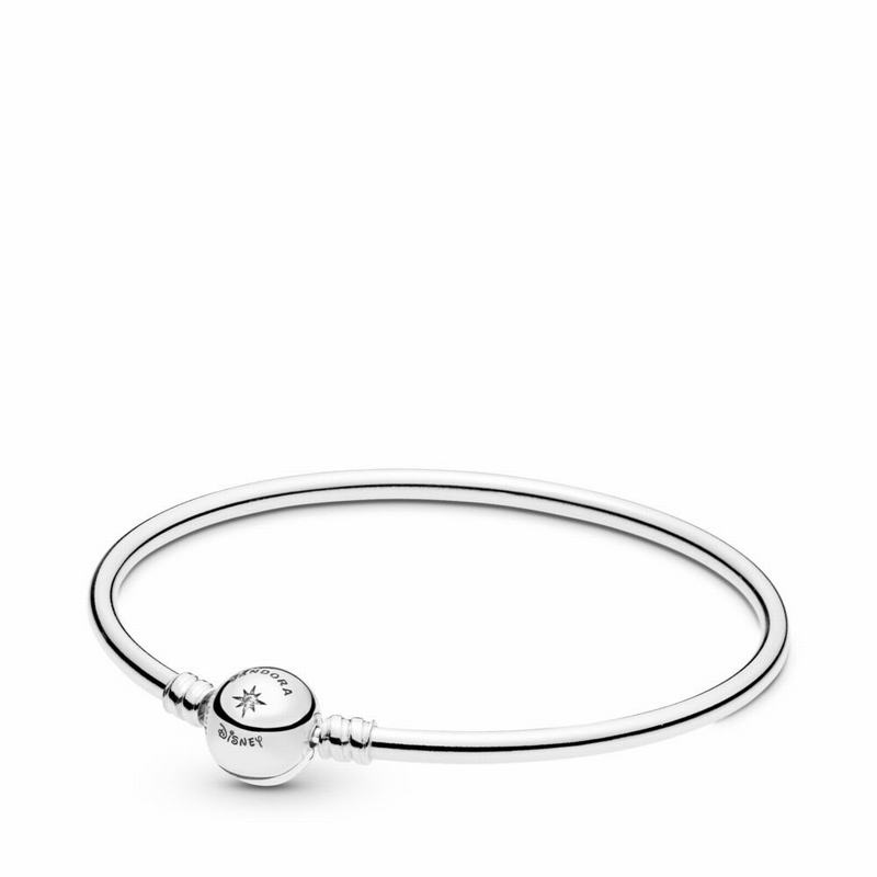 Pandora Australia Disney, Princess Jasmine & Aladdin Bangle Bracelet - Sterling Silver | PVLMZF326